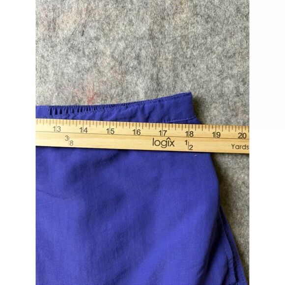 L.L. Bean Shorts Womens Large Purple 100% Supplex Nylon Regular Fit Drawstring - Picture 3 of 7